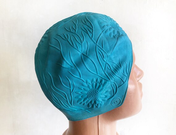 Vintage Swimming Cap, Swimming Bathing Cap Hat, Bl