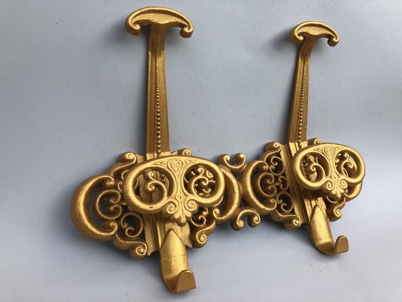 Handtuchhalter Schlüssel Haken Hufeisen Messing Indien