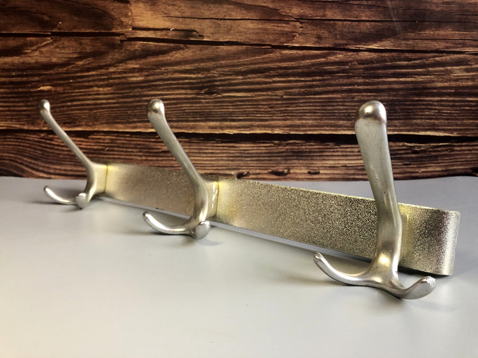 Vintage Coat Hanger Metal Coat Hanger with 3 hooks Soviet Era Etsy