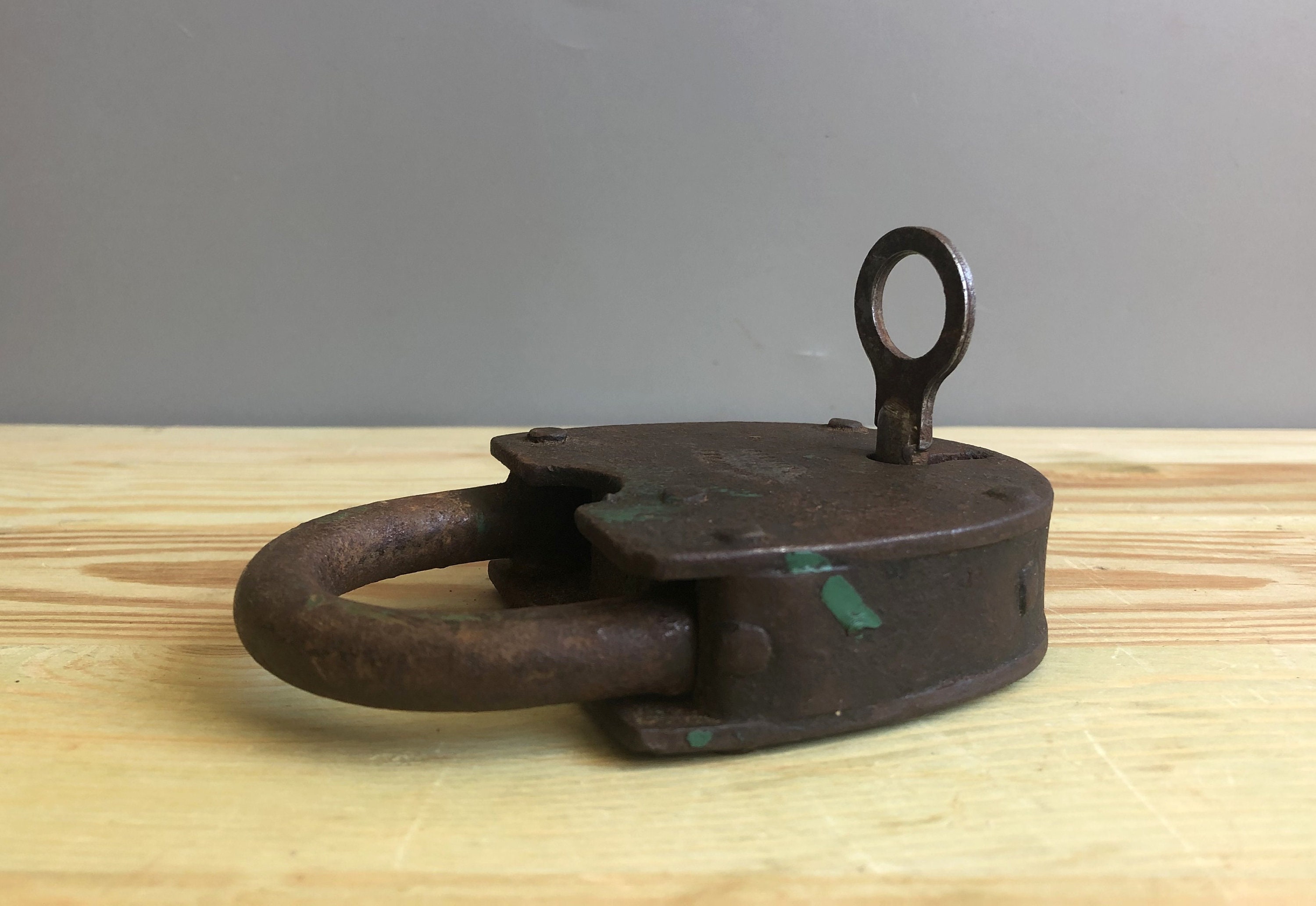 Old Barn Lock Vintage Padlock Large Metal Lock with Key | Etsy
