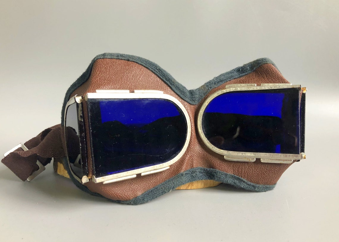 Vintage Welding Glasses Safety Glasses Industrial Goggles from Etsy