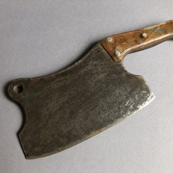 Antique Meat Cleaver Etsy