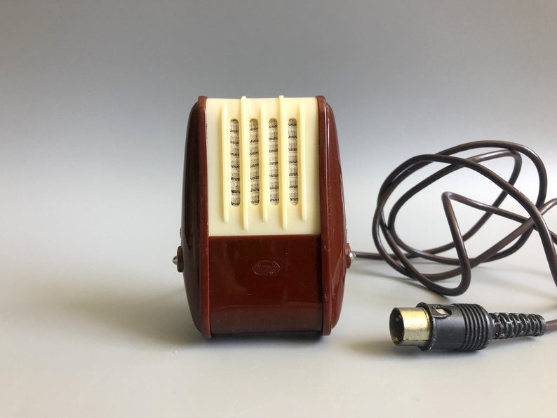 Vintage Soviet Desktop Microphone USSR 1960 Desktop Microphone Oktava MD 47 Retro microphone Microphone USSR Soviet microphone image 1