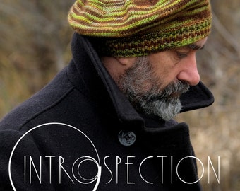 Introspection - 6 Hat designs - eBook PDF knitting patterns (instructions)