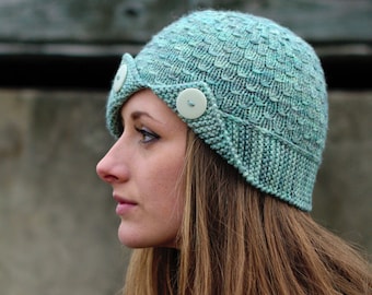 Campello cloche Hat PDF knitting pattern (instructions)