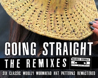 GS Remastered - 6 Hat designs - eBook PDF knitting patterns (instructions)