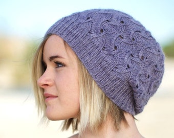 QL Slouch Hat PDF knitting pattern (instructions)