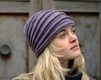 Tucked Hat PDF knitting pattern (instructions)