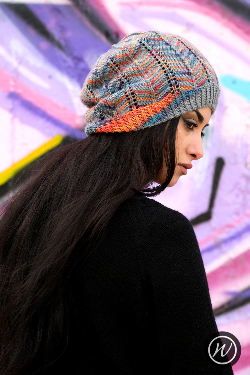 Rachis Slouch Hat PDF Knitting Pattern (instructions) - Etsy UK