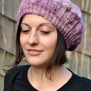 Limpetiole beret PDF knitting pattern instructions image 2