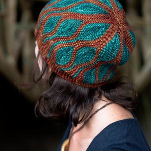 Toph slouchy beanie Hat PDF knitting pattern instructions image 3