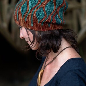Toph slouchy beanie Hat PDF knitting pattern instructions image 2