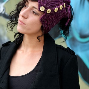 Arcus ponytail Hat PDF knitting pattern instructions image 3