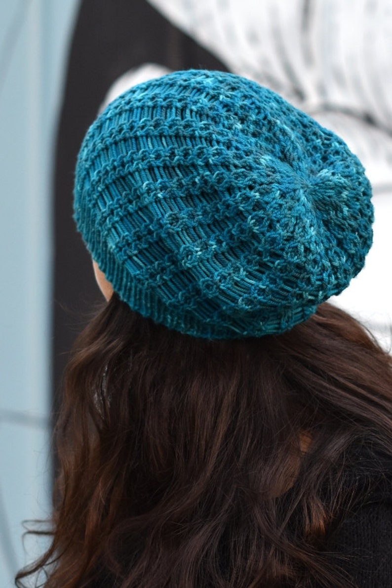 Scala slouchy Hat PDF knitting pattern instructions image 2