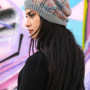 Rachis Slouch Hat PDF Knitting Pattern (instructions) - Etsy UK