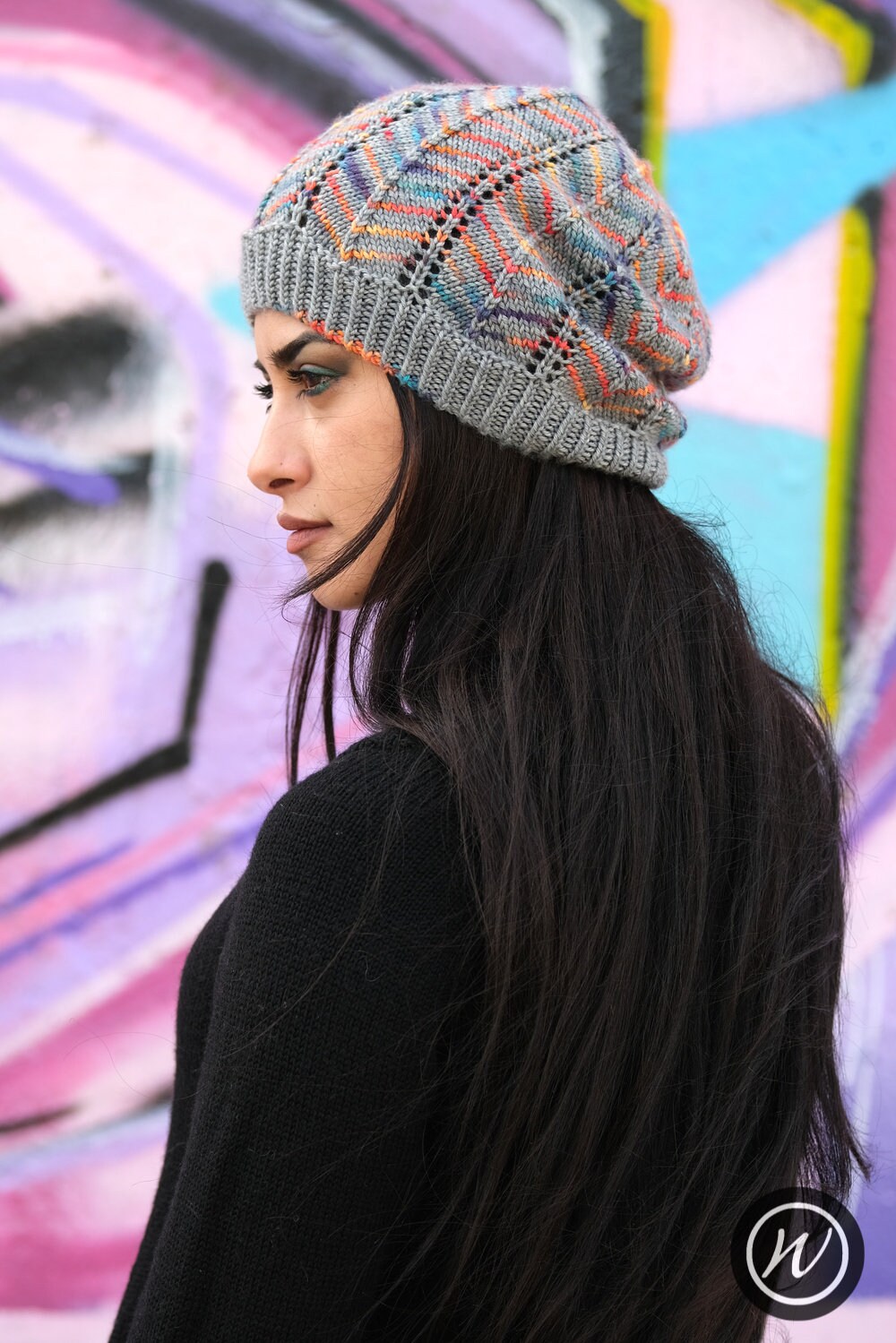 Rachis Slouch Hat PDF Knitting Pattern (instructions) - Etsy