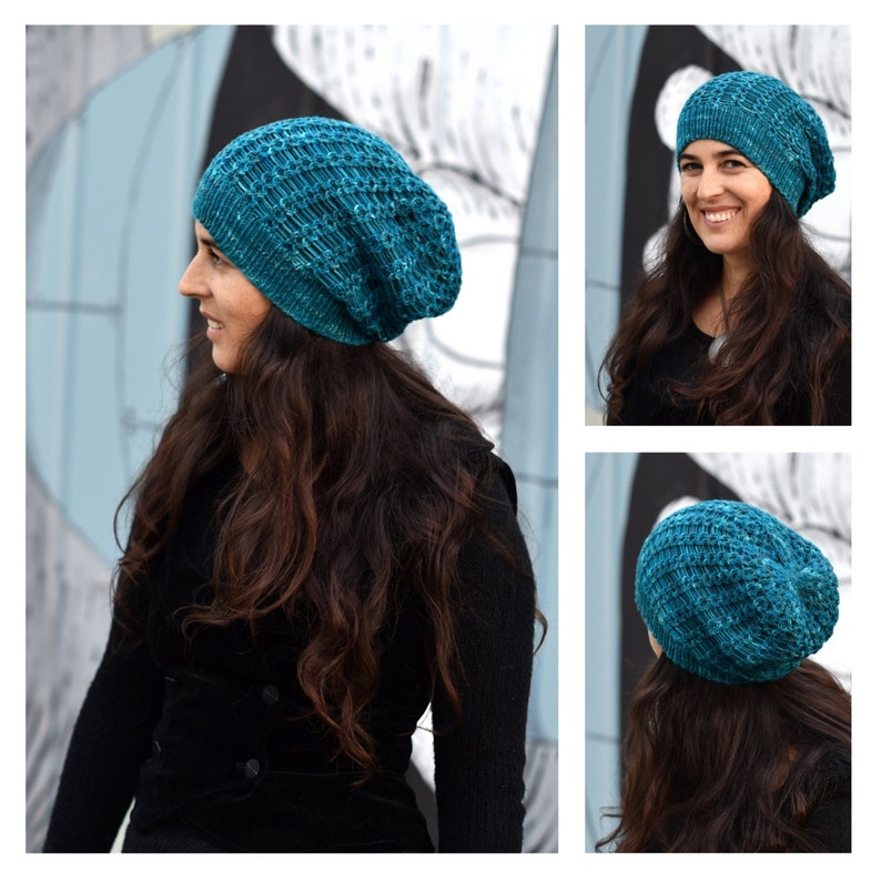 Scala slouchy Hat PDF knitting pattern instructions image 4