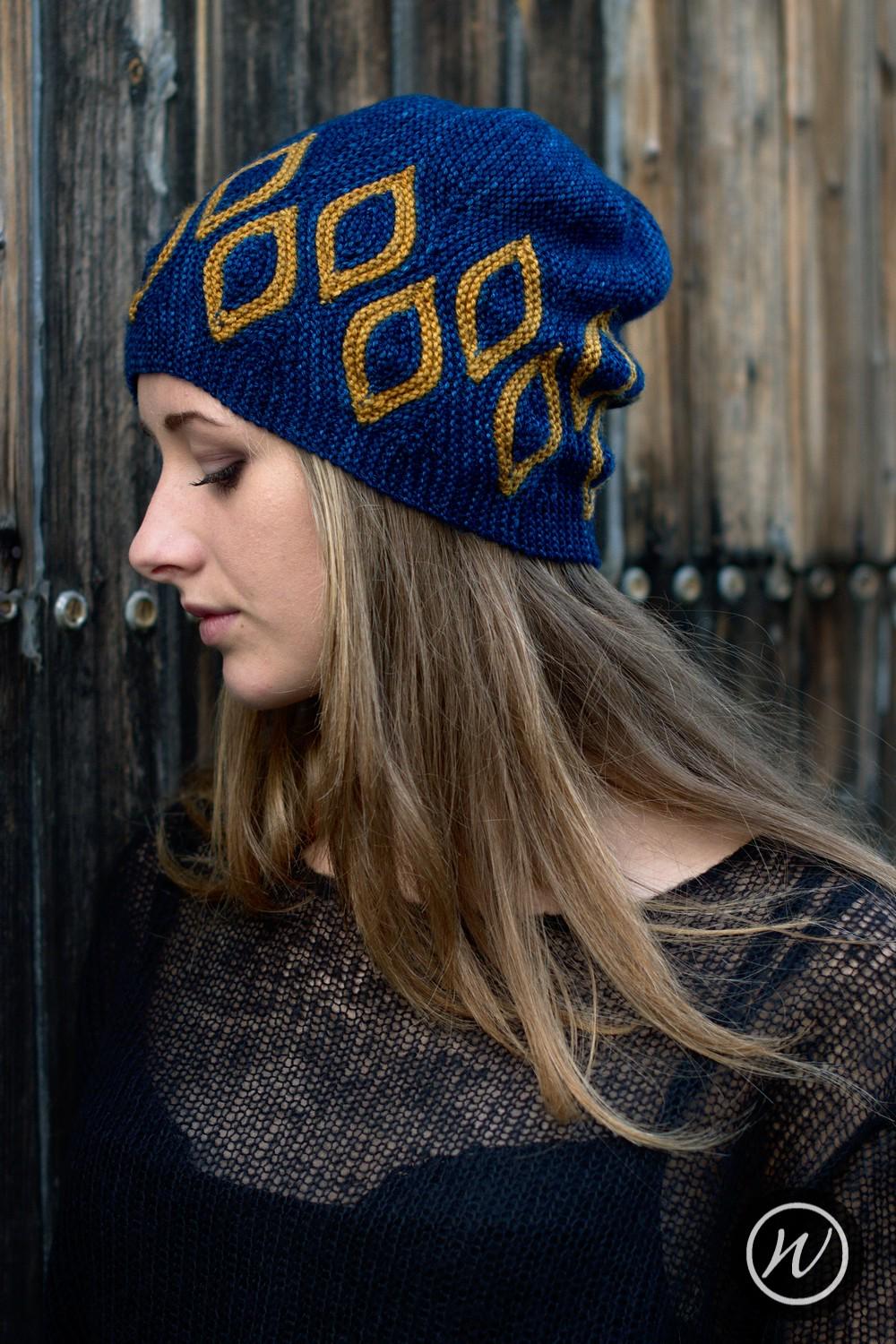 Scourie Slouchy Beanie Hat PDF Knitting Pattern (instructions) - Etsy