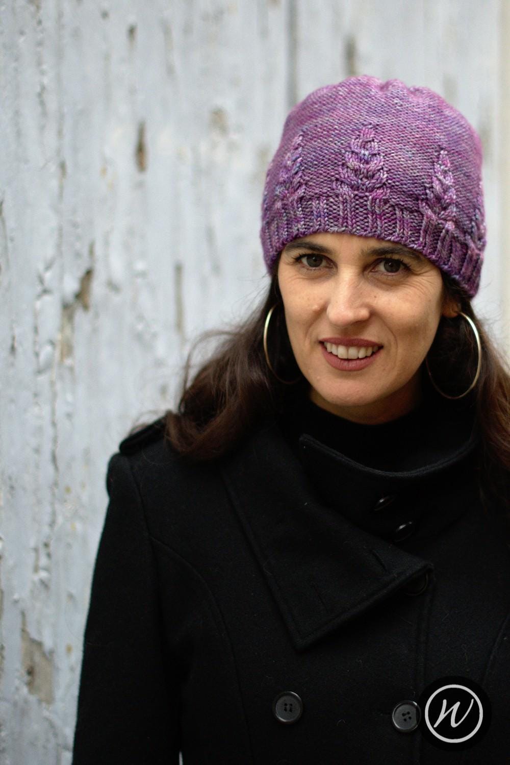 Armley Beanie & Slouch Hat PDF Knitting Pattern (instructions) - Etsy