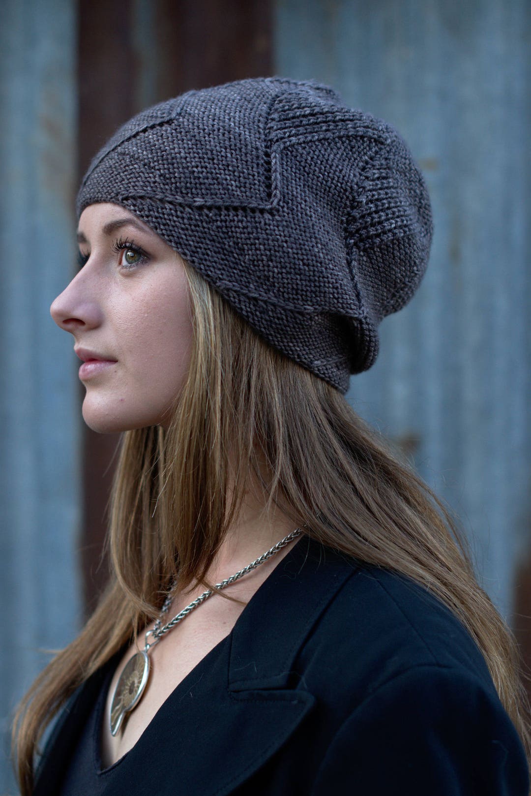 Sette Vele Slouchy Hat PDF Knitting Pattern instructions - Etsy