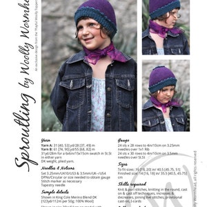 Sproutling Hat PDF knitting pattern instructions image 4