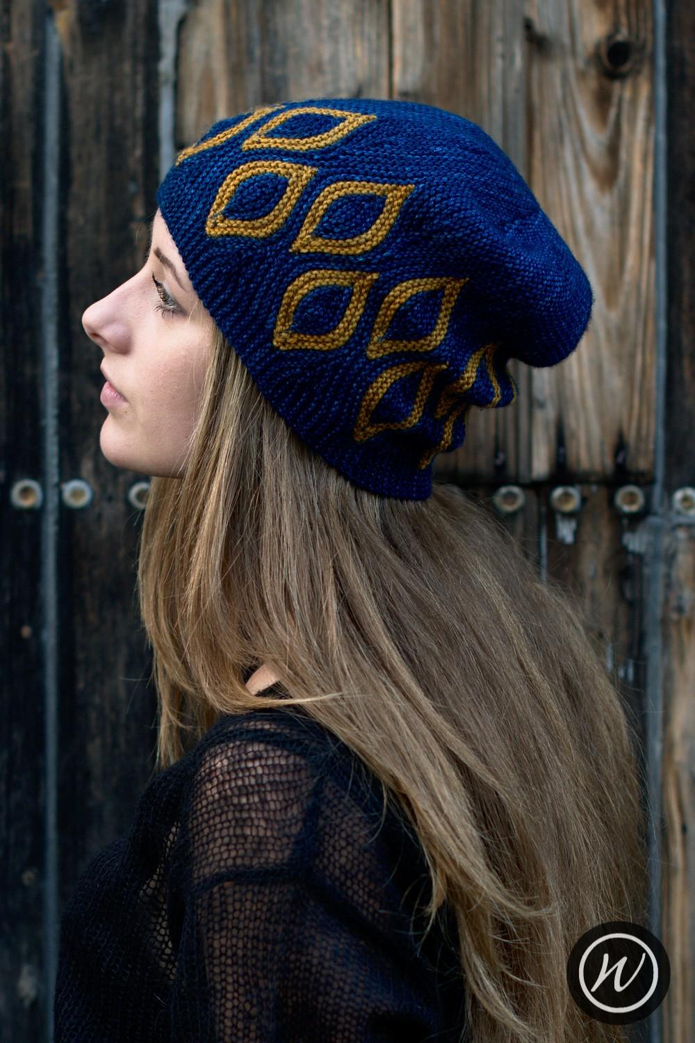 Scourie Slouchy Beanie Hat PDF Knitting Pattern (instructions) - Etsy