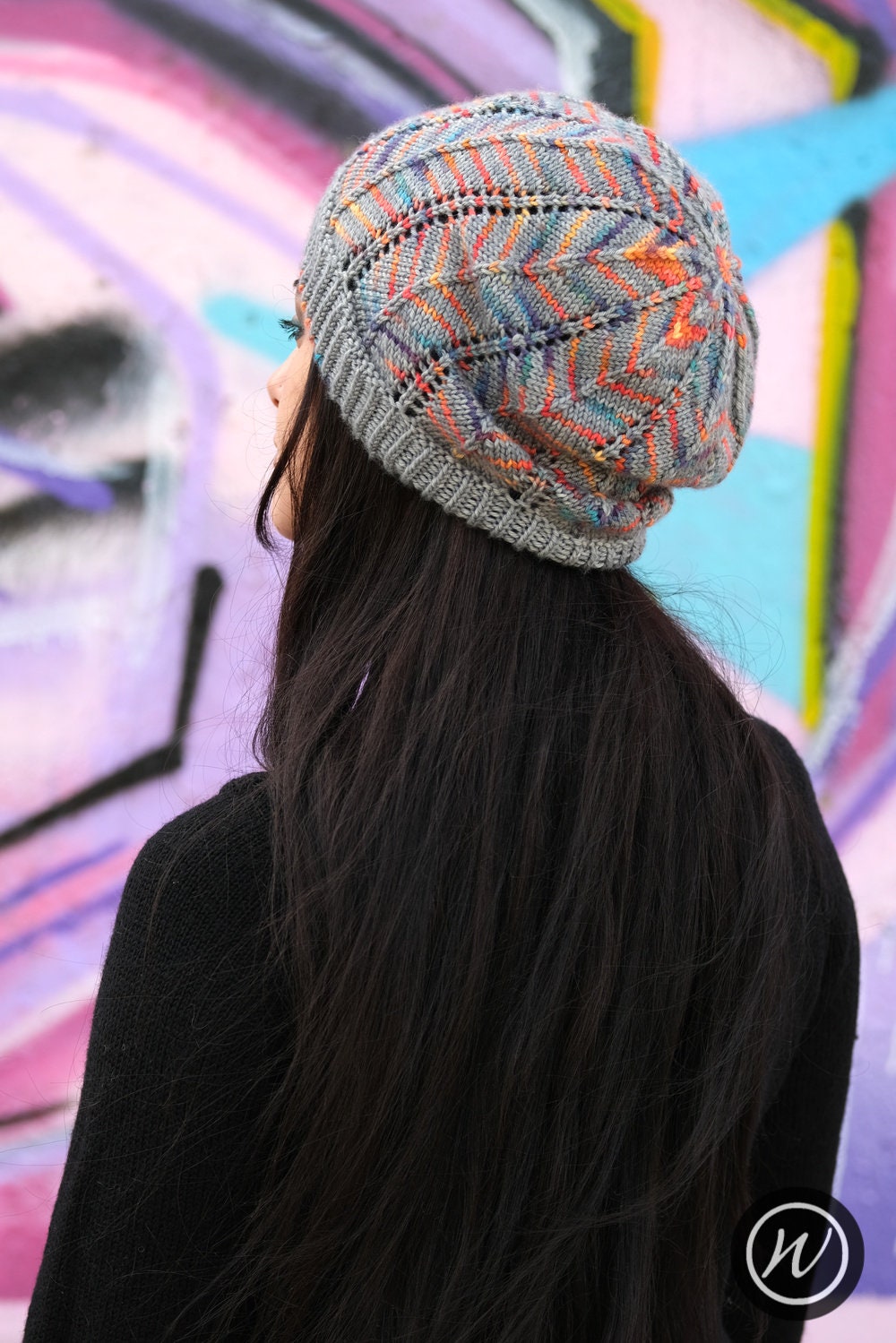 Rachis Slouch Hat PDF Knitting Pattern instructions - Etsy