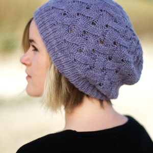 QL Slouch Hat PDF knitting pattern instructions image 2