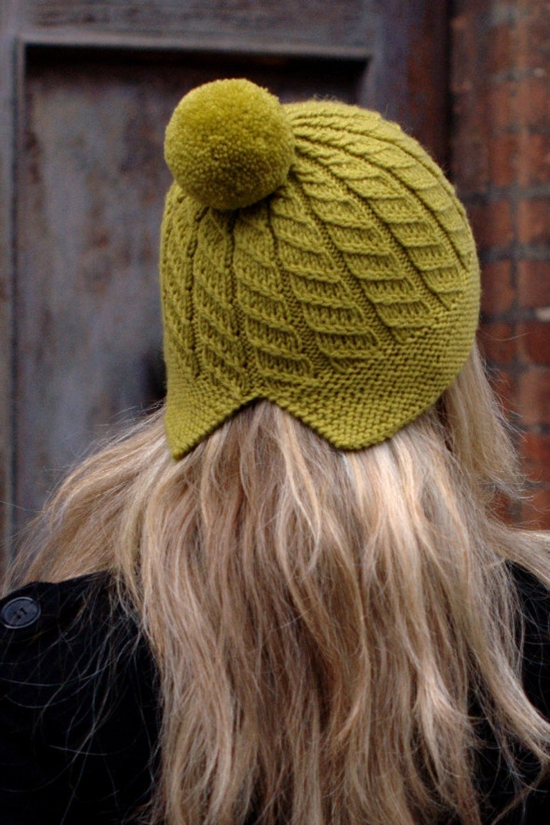 Skelter Beanie Hat PDF knitting pattern instructions image 2