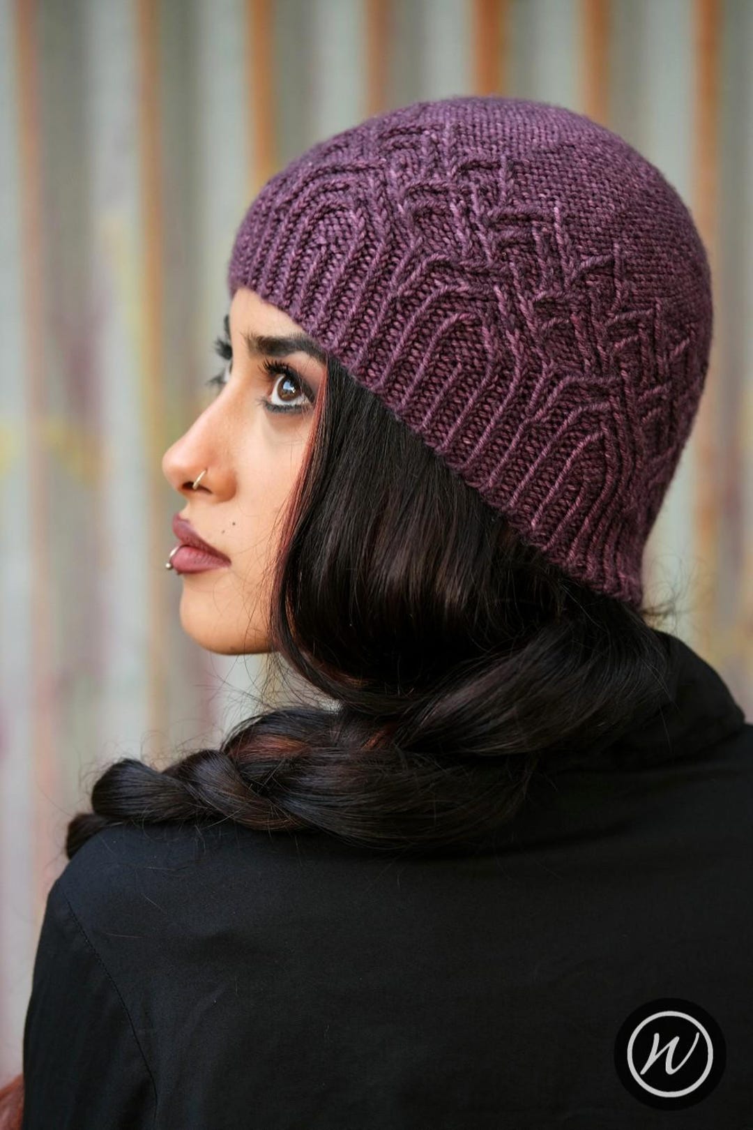 Principessa Beanie & Slouch Hat PDF Knitting Pattern (instructions) - Etsy