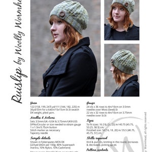 Ruislip Hat PDF knitting pattern instructions image 4