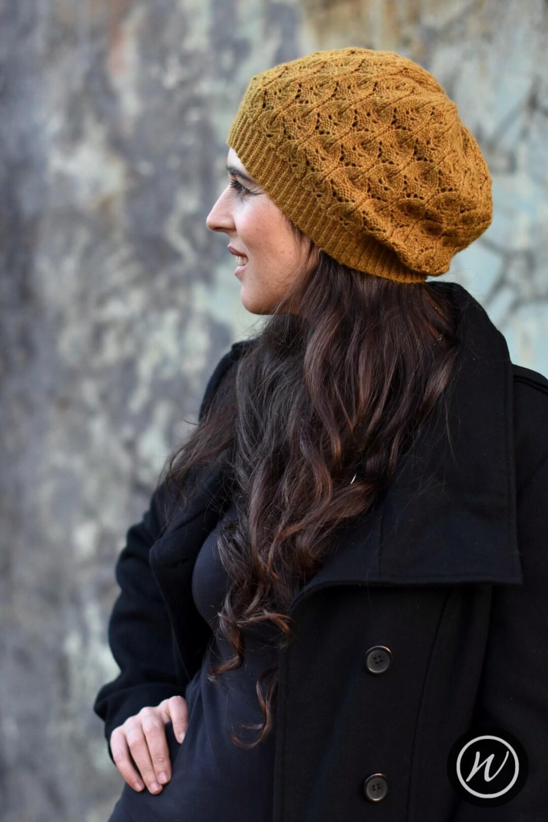 Cannetella Slouchy Lace Hat PDF Knitting Pattern (instructions) - Etsy