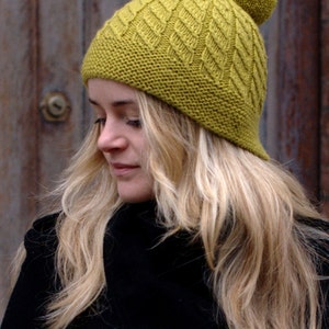 Skelter Beanie Hat PDF knitting pattern instructions image 3