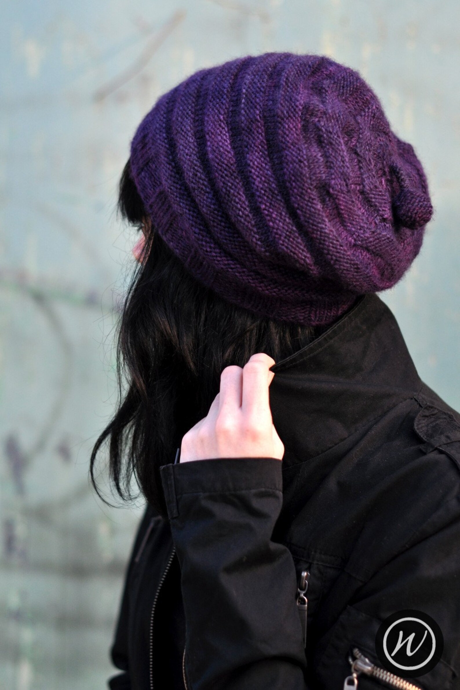Alveare Slouchy Hat PDF Knitting Pattern instructions - Etsy UK