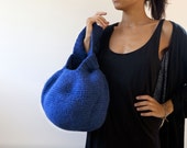 Le Big Knot Bag. Japanese style  felted wool bag: classy and original