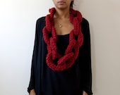 Amazing Chain Scarf. Infinity Scarf.Oversized chain link scarf.