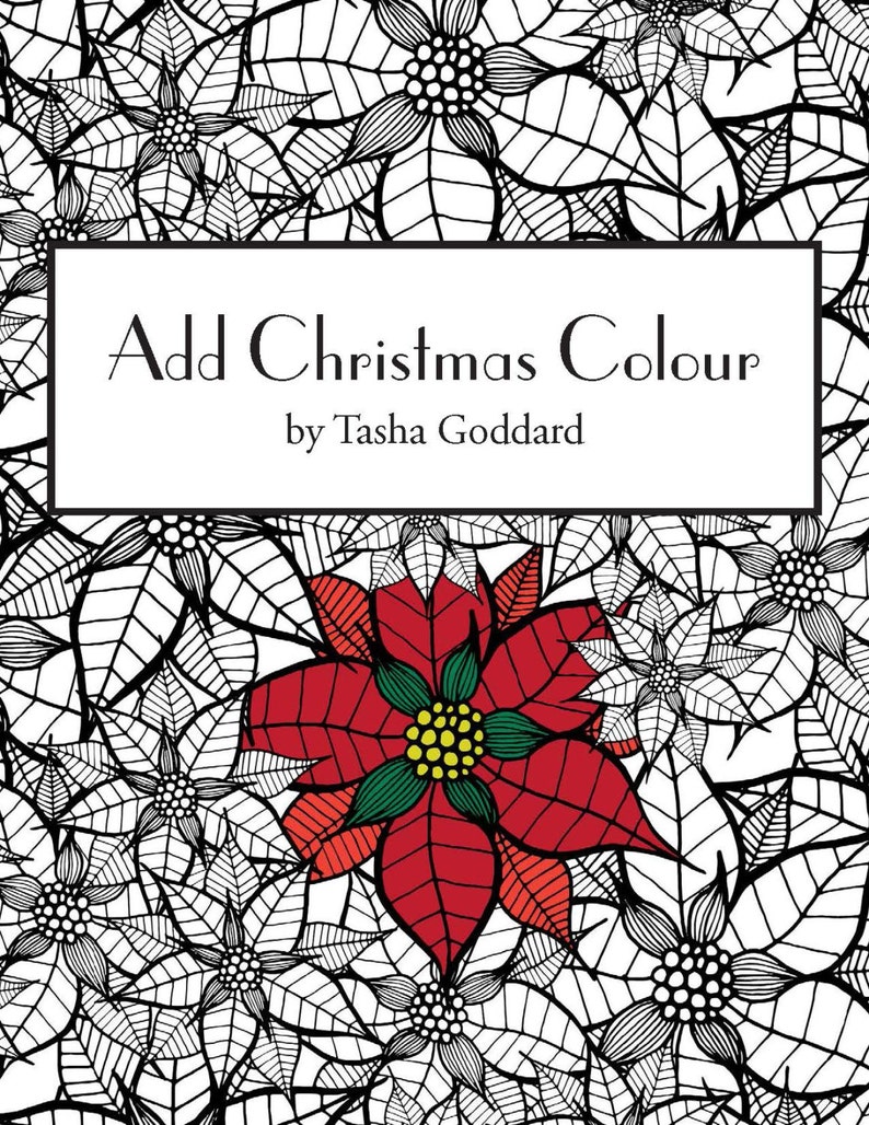 Add Christmas Colour: A Printable Colouring Book for the Festive Season ...