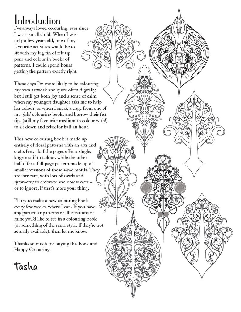 Download A Bunch of Flowers Grown-up Colouring Book | Etsy