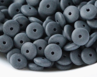 Cuentas Redondas De Piedras Preciosas Sueltas De ágata De ónix Negro Mate Esmeri