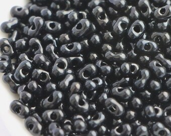 strand Transparent Teal Farfelles Beads Czech Seed Beads Qty 20 in 4x2mm Peanut Seed Beads