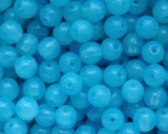 Perle Di Ceramica Bicolore Lucide Rotonde Lucide Da 4 Mm - Foto 2