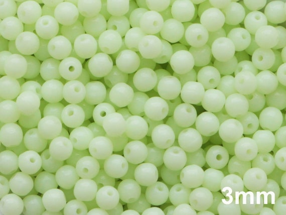 100pcs Jonquil Beads 3mm Czech Glass Druk Beads 3mm Small Round Beads Chartreuse Smooth round