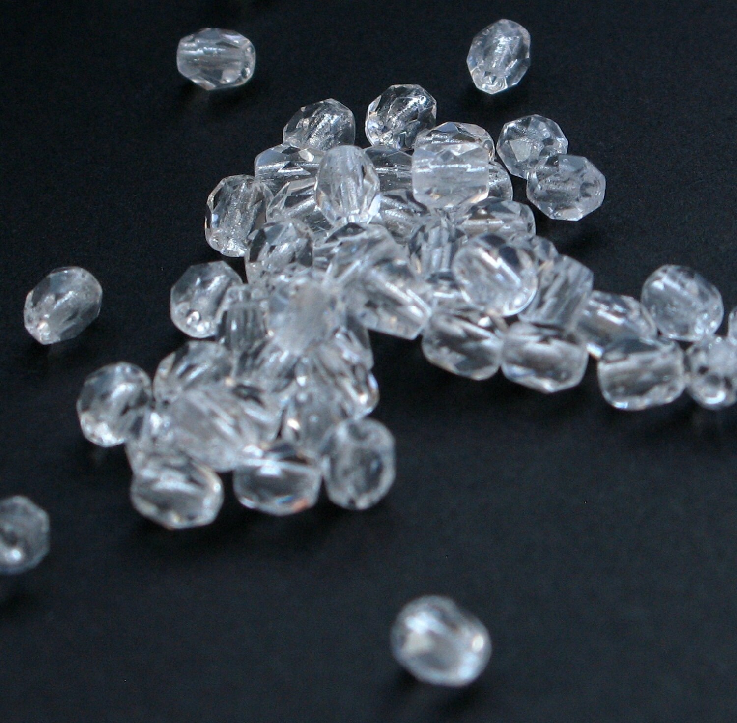 Bola De Cristal Checo Gris Opaco 8mm