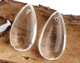 22mm teardrop pendants 22mm Crystal Czech Glass Drop Bead Big Briolette bead Crystal Tear drop 12x22mm