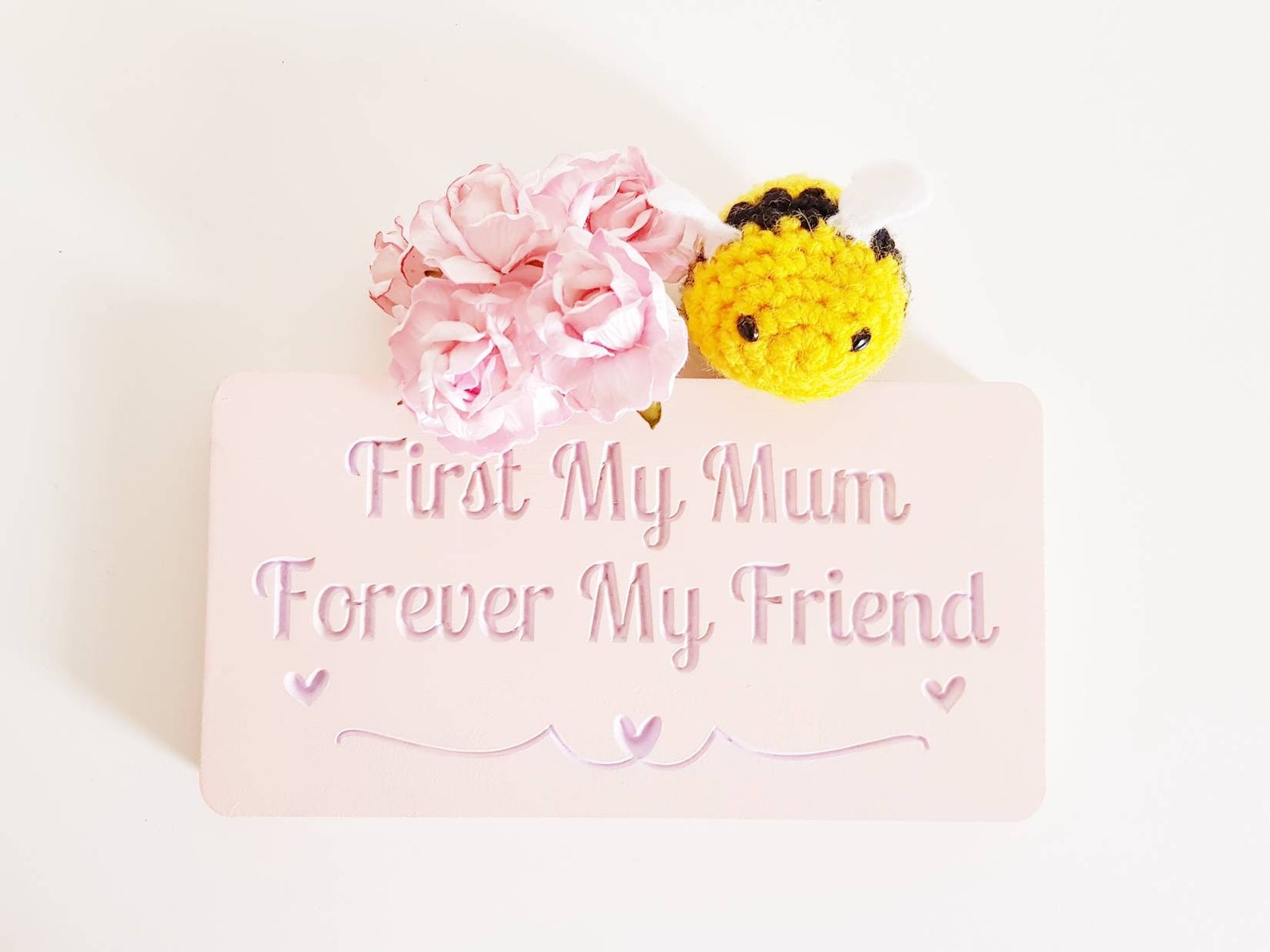 Home Decor Engraved Freestanding Block Mothers Day Gift Mum Etsy