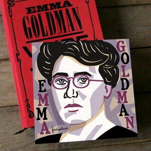 Emma Goldman / Carte 18x18