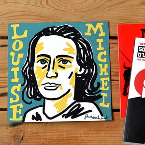 Louise Michel / Carte 18 x 18