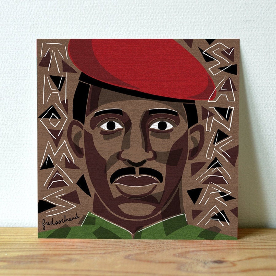 Thomas Sankara / Poster 30x30 Etsy