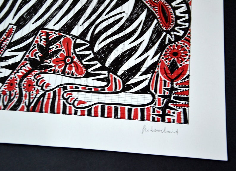 Tiger / Printing Etsy