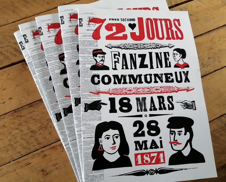 72 DAYS communal fanzine image 1